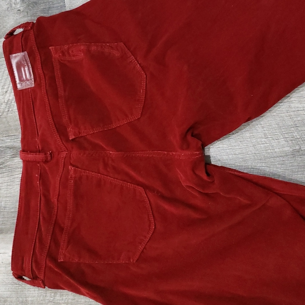 Sold Design Lab Red Corduroy Skinny Jeans Size 27